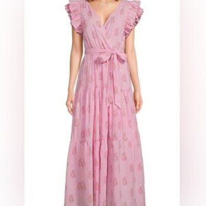 A Loves A Dillards Pink Maxi Dress